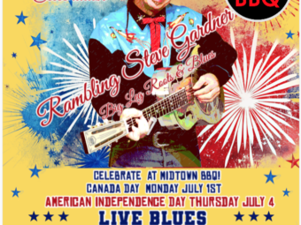 MIDTOWN BBQ  (TOKYO) THURSDAY JULY 4 Rambling Steve Gardner 6-9PM